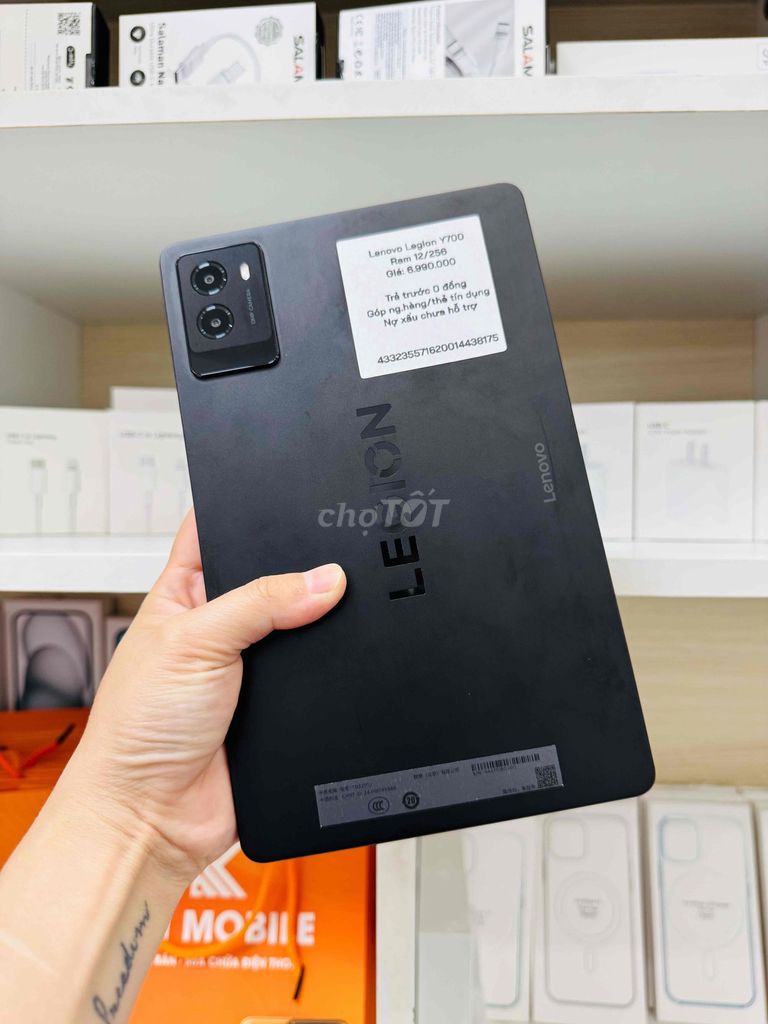 Lenovo Legion Y700 12GB/256GB Đen. Mua bán Máy tính bảng tại Thành phố Long Xuyên An Giang được đăng bởi Ngân KNmobile An Giang  hình 1