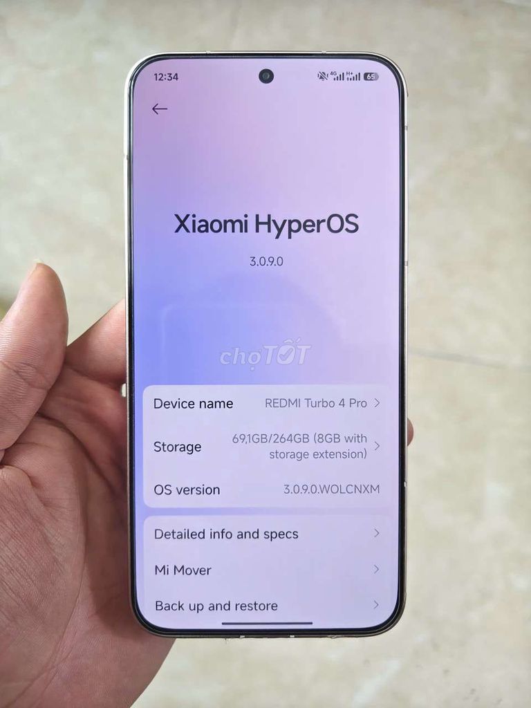 Xiaomi Redmi Turbo 4 Pro 256GB Vàng. Mua bán Điện thoại tại Thành phố Quảng Ngãi Quảng Ngãi được đăng bởi Thuan hình 1