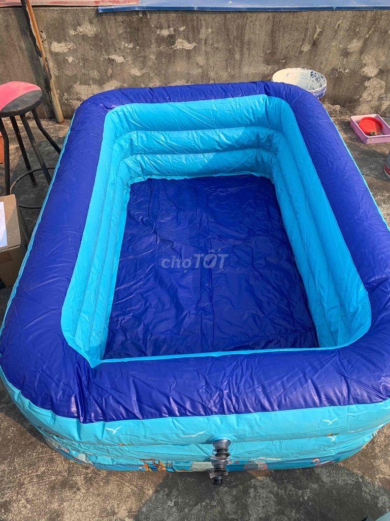 Phao bơi trẻ em PVC Xanh dương Đã sử dụng. Mua bán Mẹ và bé tại Quận Lê Chân Hải Phòng được đăng bởi Binhpv hình 1