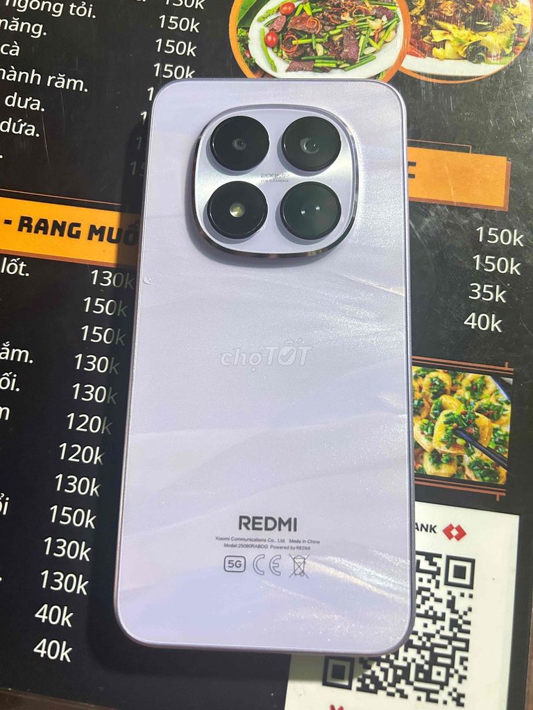 Xiaomi Redmi Note 15 Pro 5G Tím Nguyên bản. Mua bán Điện thoại tại Quận Hai Bà Trưng Hà Nội được đăng bởi Ngọc Hằng hình 1