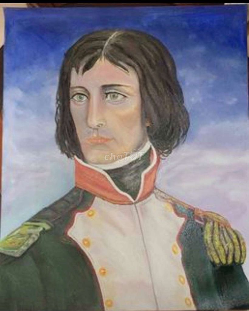 Tranh sơn dầu chân dung hoàng đế napoleon kt46x57. Mua bán Cây cảnh, đồ trang trí tại Huyện Trảng Bom Đồng Nai được đăng bởi Dung Dao Tien hình 1