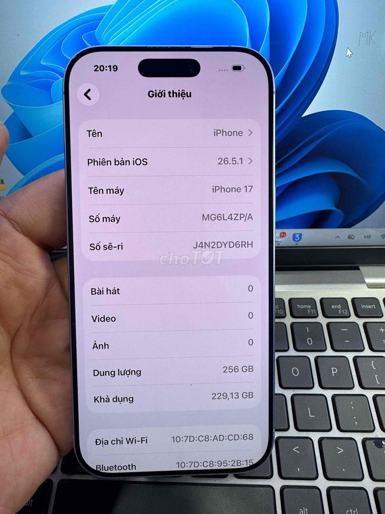 Apple iPhone 17 256GB Xanh 95%. Mua bán Điện thoại tại Quận 6 Tp Hồ Chí Minh được đăng bởi QUỐC THIÊN BÁN GÓP 0 ĐỒNG  hình 1