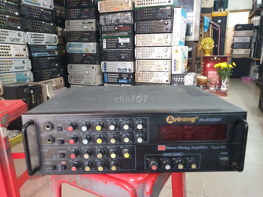 Ampli karaoke Arirang Pa 203iiiev (đen/8con