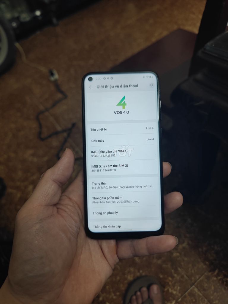 Vsmart Live 4_ Ram 6gb/64gb_Zin_Đẹp 98%_pin trâu. Mua bán Điện thoại tại Quận Hà Đông Hà Nội được đăng bởi Tuấn  hình 1