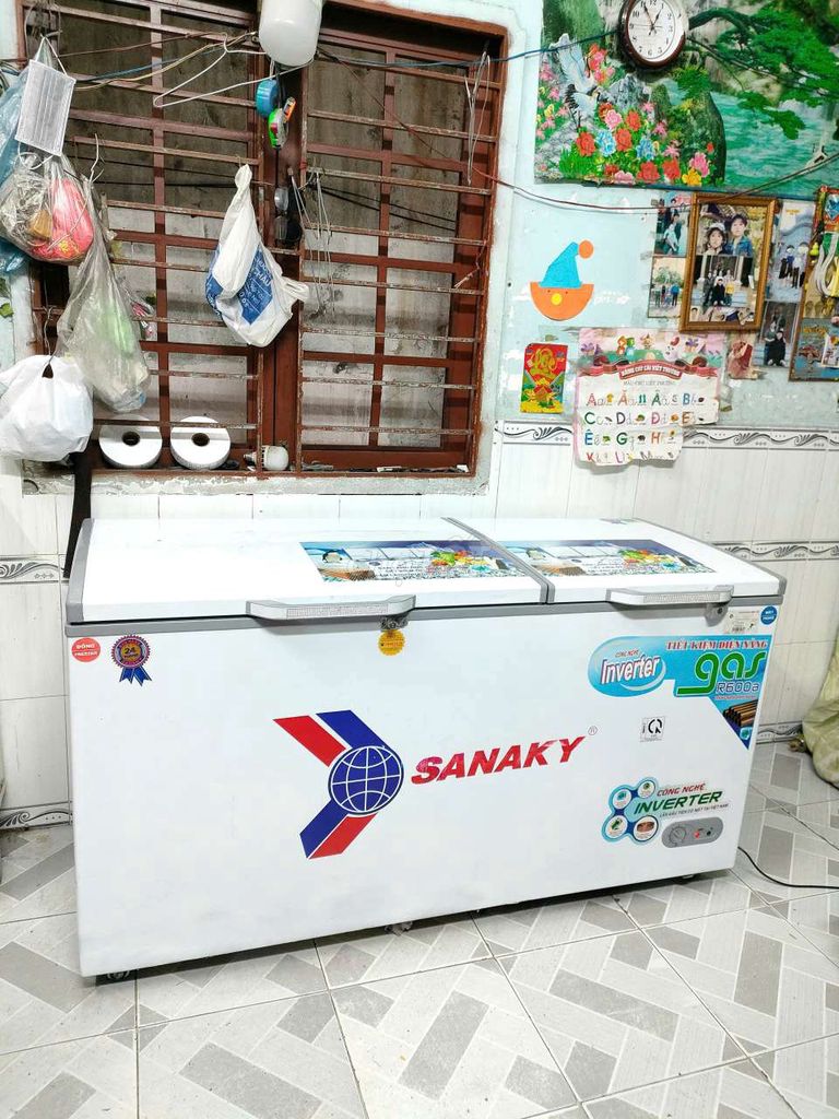 Bếp, t.lý tủ đông mát Sanaky Inverter 680l tiết ki