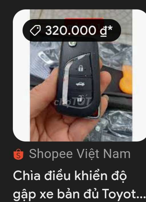 Phôi chìa khóa Toyota. Mua bán Phụ tùng xe tại Quận Ninh Kiều Cần Thơ được đăng bởi Vovanba hình 1