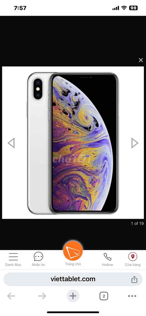 iPhone XS Trắng Đã qua sử dụng. Mua bán Điện thoại tại Huyện Hóc Môn Tp Hồ Chí Minh được đăng bởi Thuy Nghiem hình 1