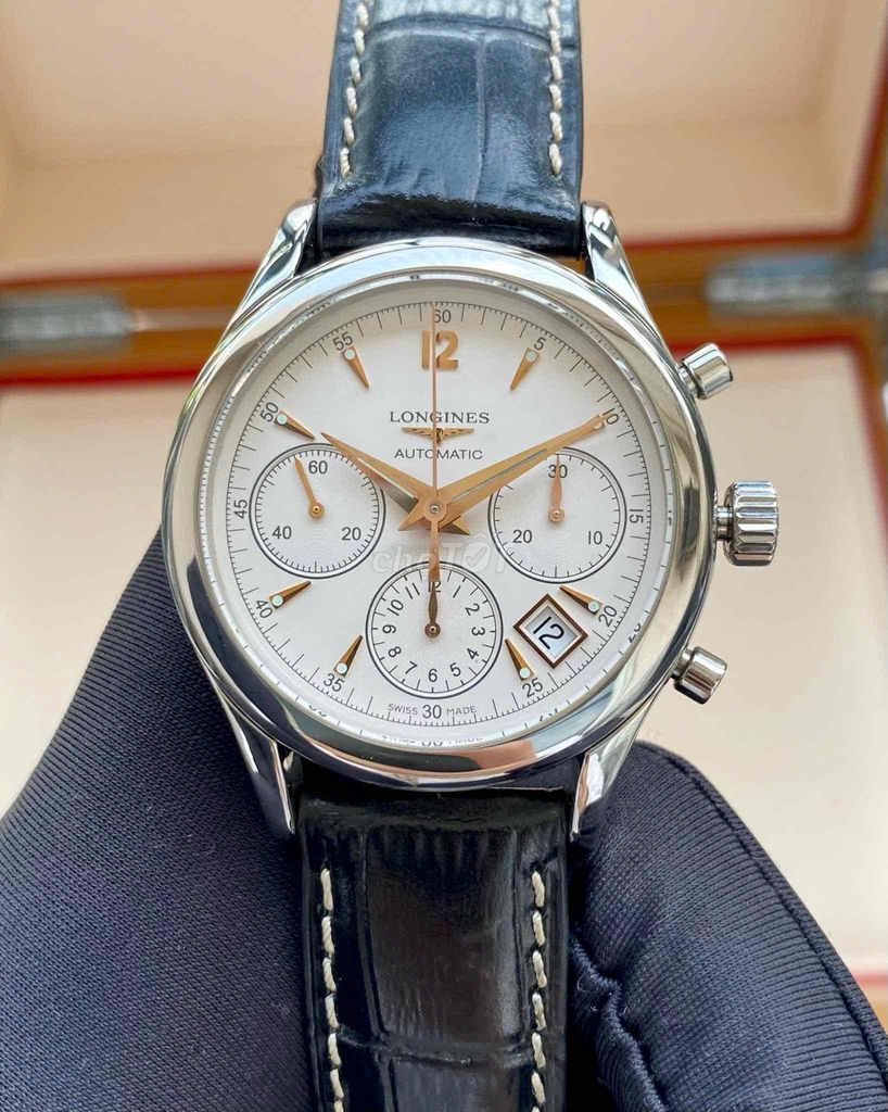 Longines Heritage L2.742.4.76.2 Watch Chronograph