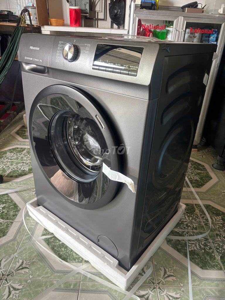 BÁN TRẢ GÓP-MÁY GIẶT HISENSE 9KG-LÀM HỒ SƠ TẠI NHÀ. Mua bán Máy giặt tại Thị xã Bến Cát Bình Dương được đăng bởi Anh Tú hình 1