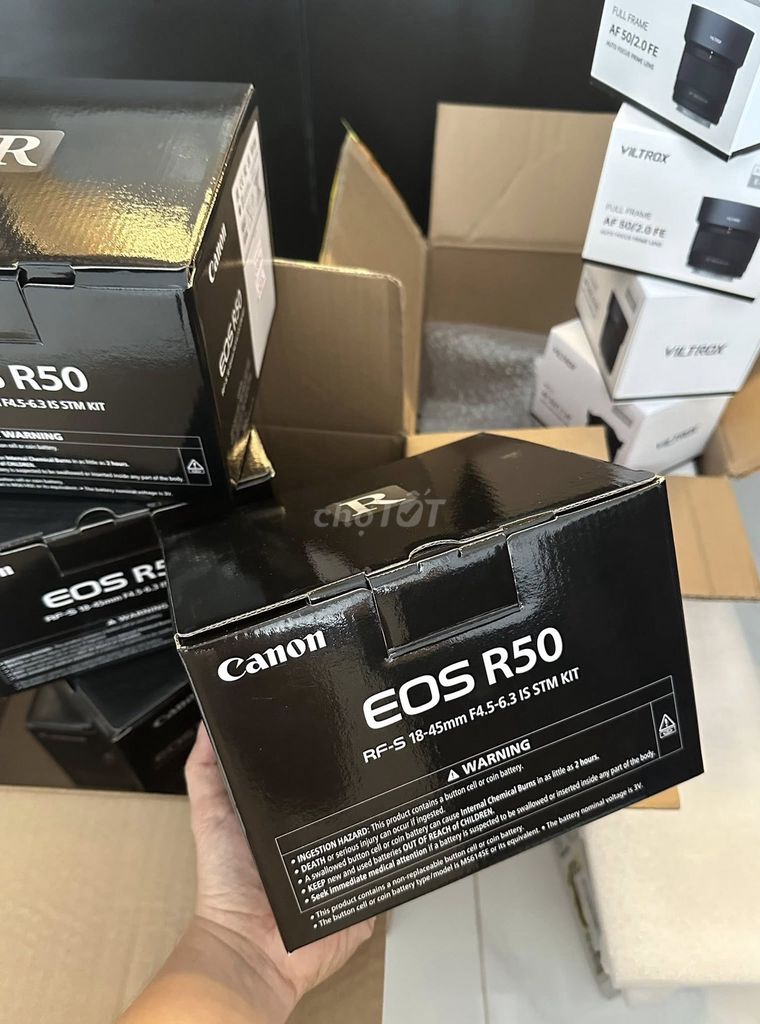 Canon R50 + Kit 18-45 STM chính hãng . Mua bán Máy ảnh, Máy quay tại Quận 8 Tp Hồ Chí Minh được đăng bởi Mẫn Phan hình 1