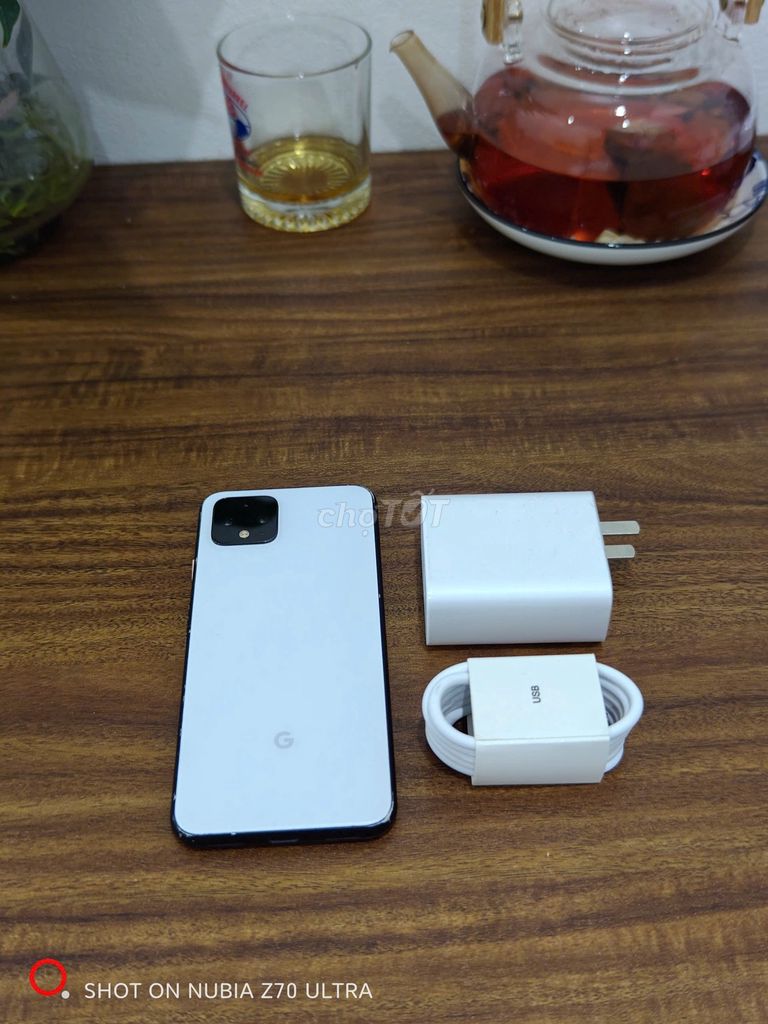 Google Pixel 4 4/64 Trắng sạc cáp có ship COD. Mua bán Điện thoại tại Quận Ba Đình Hà Nội được đăng bởi Android Top hình 1