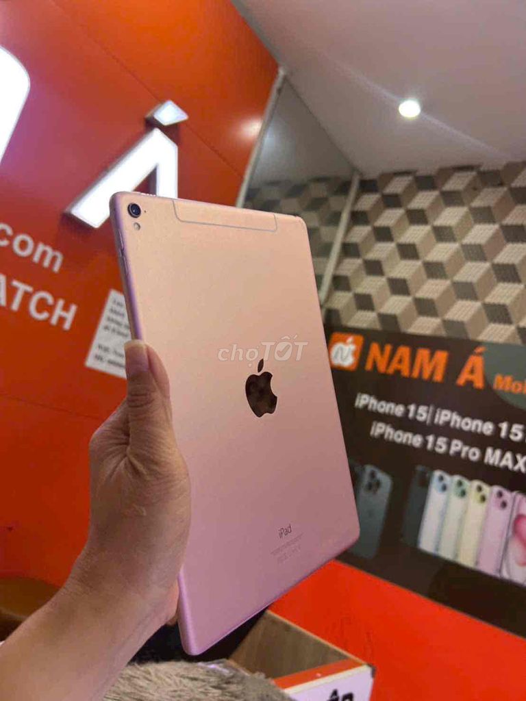 ipad pro 9.7inch hồng 32+4gb pin98 zin nguyên khối. Mua bán Máy tính bảng tại Quận 3 Tp Hồ Chí Minh được đăng bởi Nam Á Mobile hình 1
