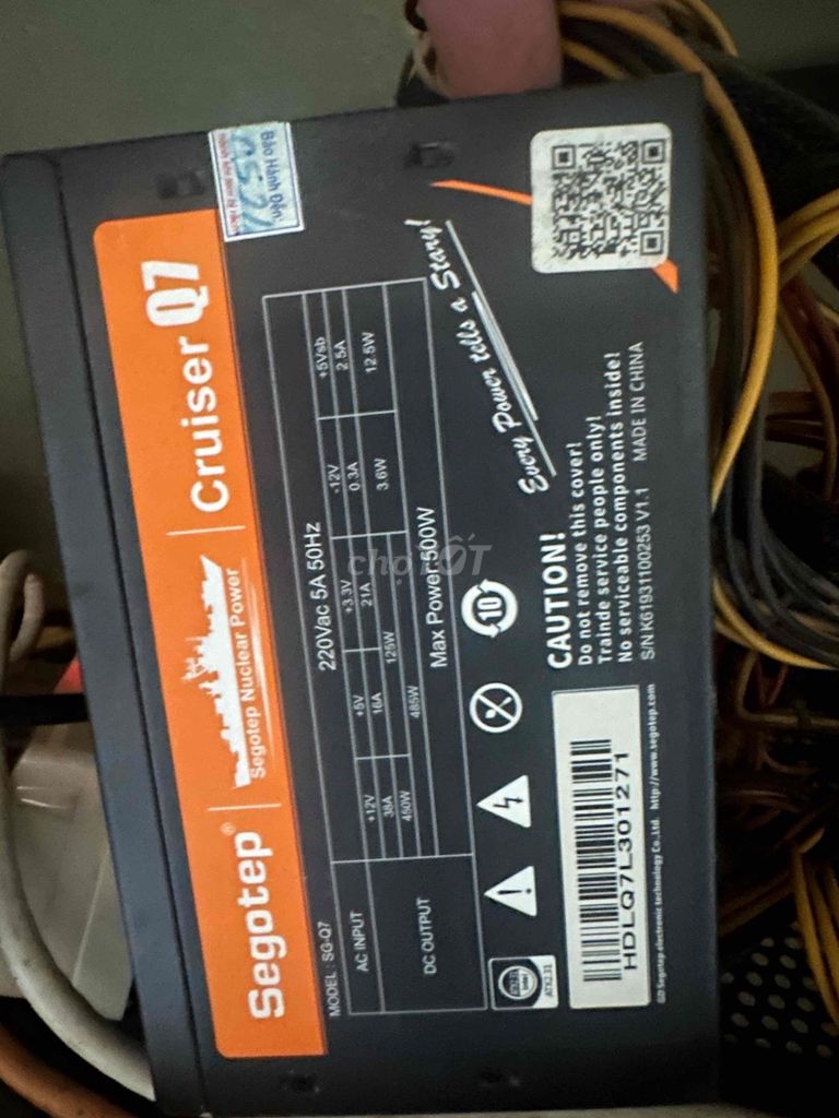 Nguồn máy tính 600W Đã sử dụng. Mua bán Linh kiện (RAM, Card...) tại Thành phố Bà Rịa Bà Rịa - Vũng Tàu được đăng bởi Anh quan hình 1