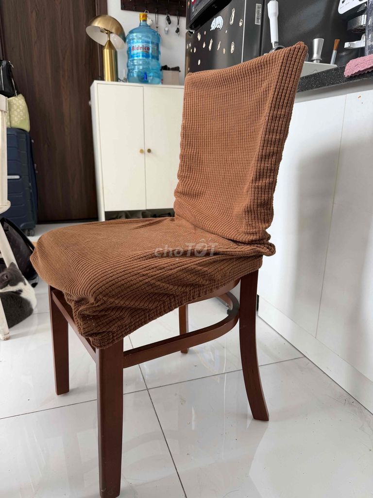 Ghế ăn Gỗ, Da màu Nâu. Mua bán Bàn ghế tại Quận 8 Tp Hồ Chí Minh được đăng bởi Dũng Đặng hình 1