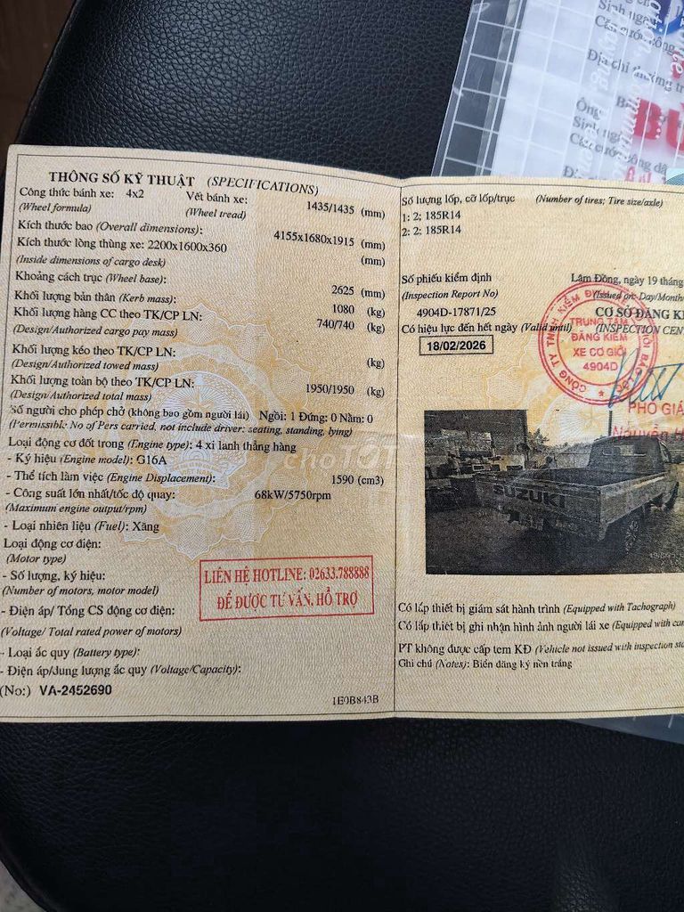 Suzuki bro nhập Indonesia đời 2013 chính chủ. Mua bán Xe tải, xe ben tại Thành phố Thủ Dầu Một Bình Dương được đăng bởi anh tú hình 6