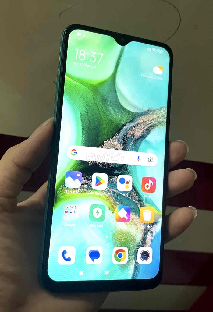 redmi 9T (4/64) pin 5000 bao dùng