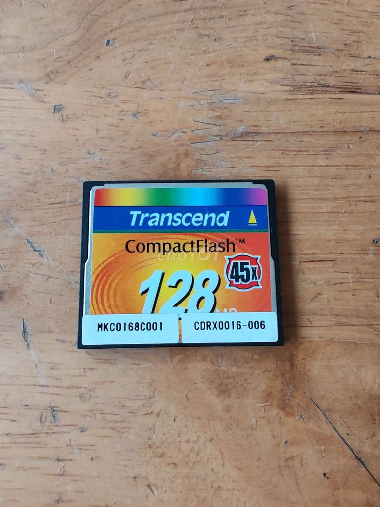 Thẻ nhớ CompactFlash Transcend 128MB 45x. Mua bán Phụ kiện (Màn hình, Chuột...) tại Quận 7 Tp Hồ Chí Minh được đăng bởi Vy Vy hình 1