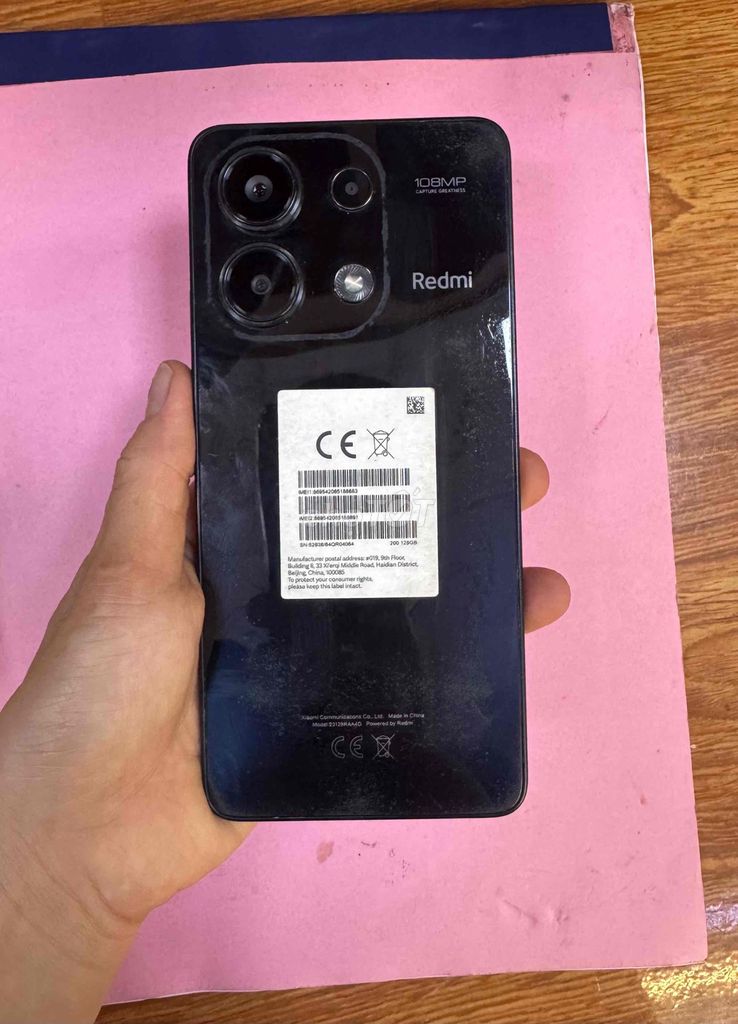 Xiaomi Redmi Note 13 8GB/128GB Đen. Mua bán Điện thoại tại Quận Liên Chiểu Đà Nẵng được đăng bởi Nguyền Thị Hồng hình 1