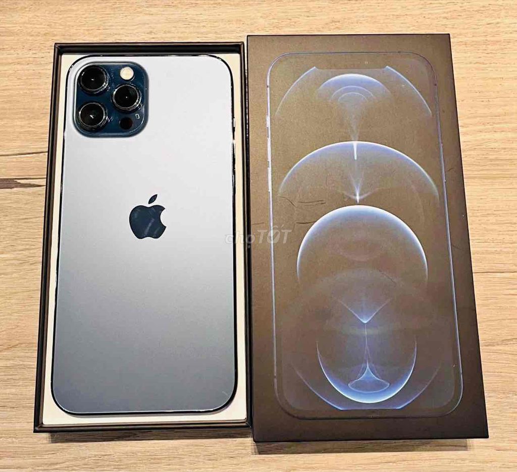iPhone 12 Pro Max 128GB Blue FULLBOX BH APPLE 2023. Mua bán Điện thoại tại Quận 10 Tp Hồ Chí Minh được đăng bởi iStockHCM hình 1