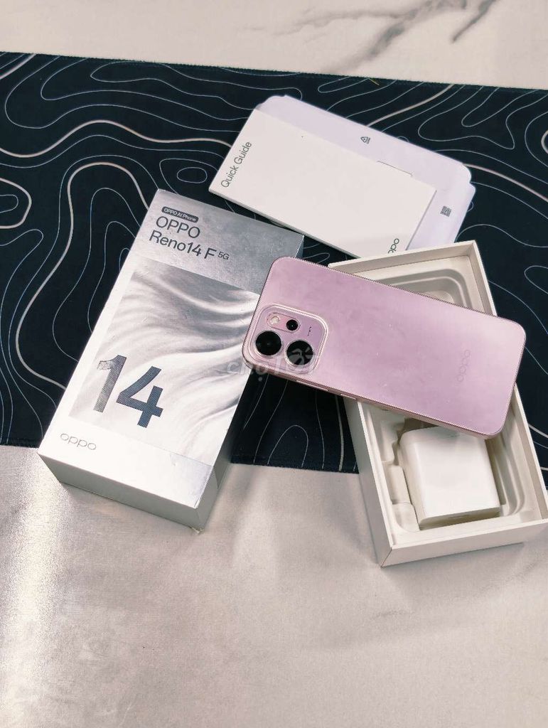 Oppo Reno 14F 5G 12GB 256GB Hồng Đã sử dụng. Mua bán Điện thoại tại Huyện Nhơn Trạch Đồng Nai được đăng bởi thanh toàn mobile Nhơn trạch  hình 1
