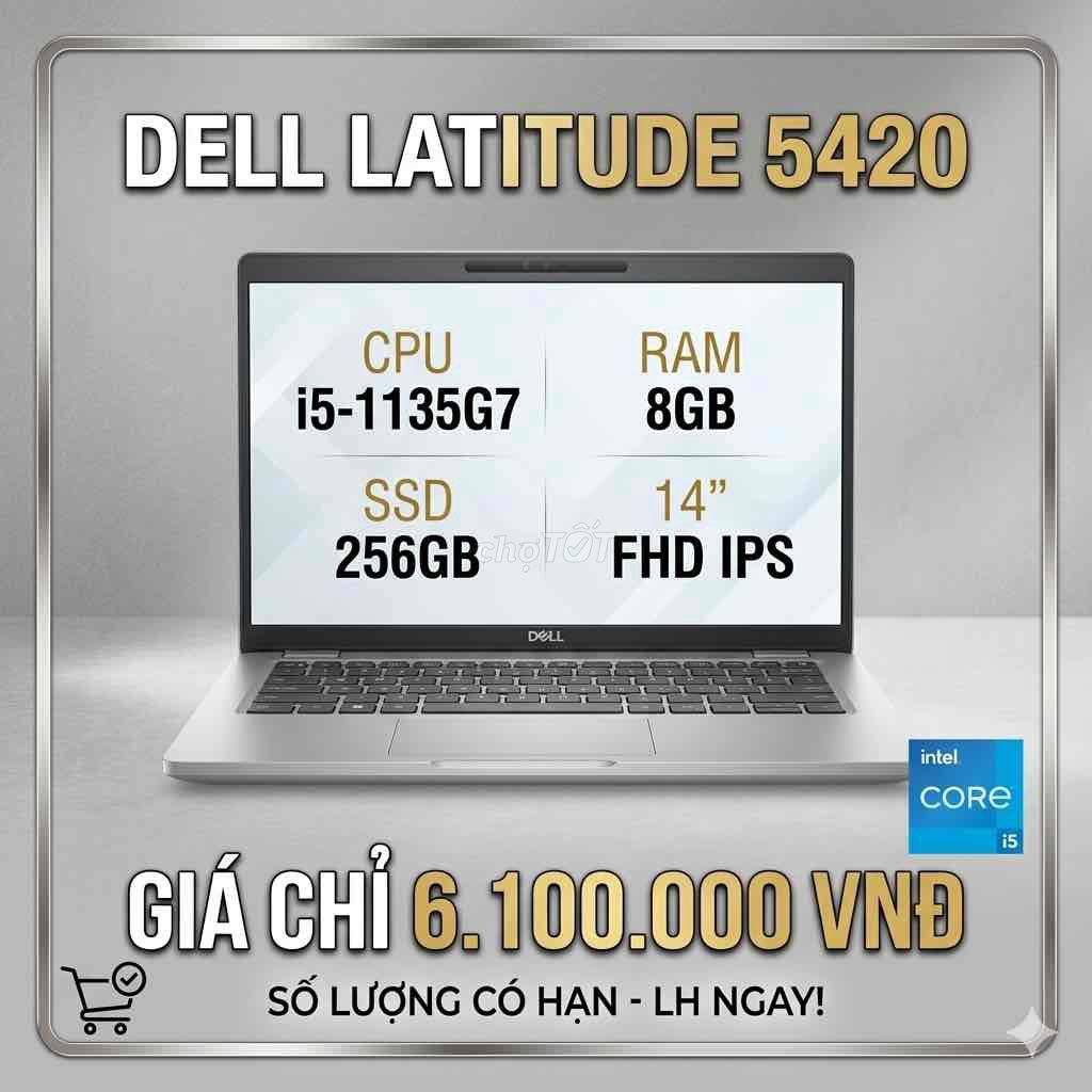 Dell Latitude 5420 i5-1135G7 8GB/256GB. Mua bán Laptop tại Thành phố Dĩ An Bình Dương được đăng bởi Trường Thịnh Phạm hình 1