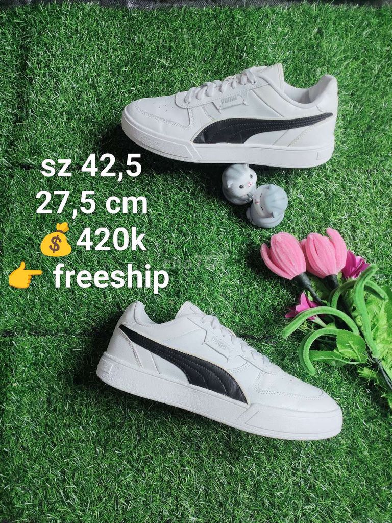 Giày thể thao Puma Trắng size 42.5. Mua bán Giày dép tại Thị xã Sơn Tây Hà Nội được đăng bởi Duong hình 1