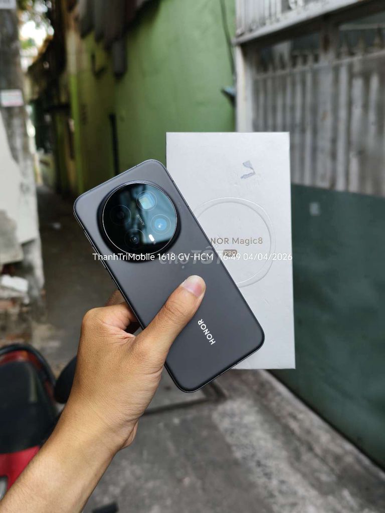 Honor Magic 8 Pro Đen 16/512 fullbox nội địa. Mua bán Điện thoại tại Quận Gò Vấp Tp Hồ Chí Minh được đăng bởi Thanh Tri hình 1