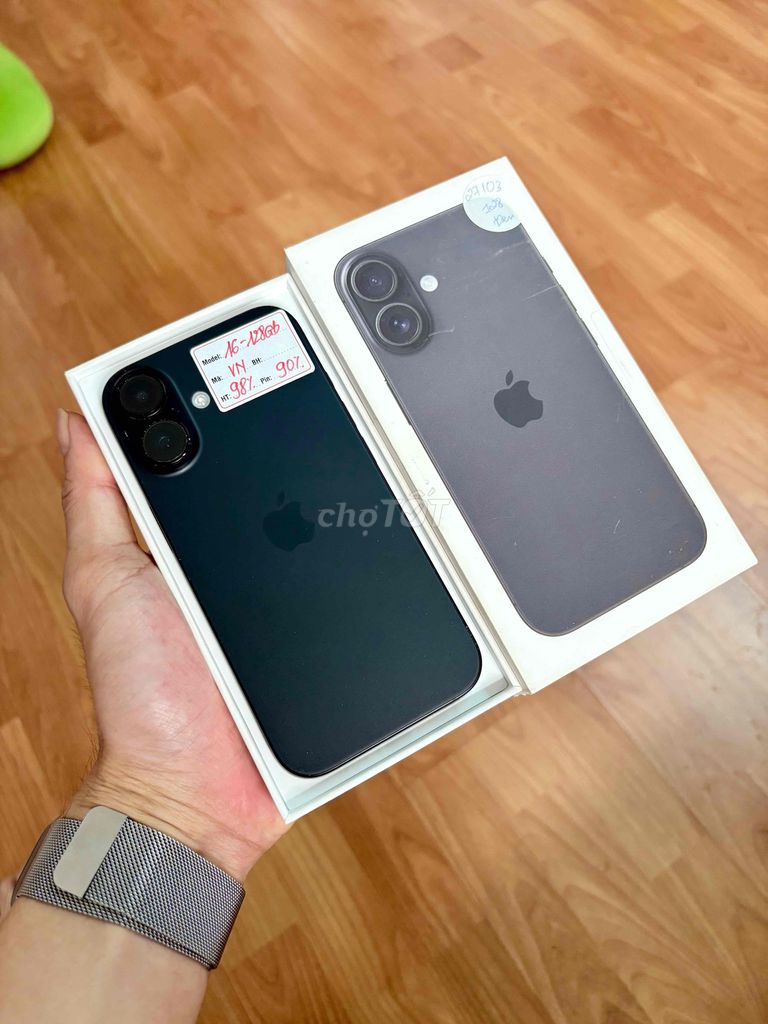 iPhone 16 128GB Đen VN/A Fullbox P90% zin 100%. Mua bán Điện thoại tại Quận Đống Đa Hà Nội được đăng bởi Quý Hoàng hình 1