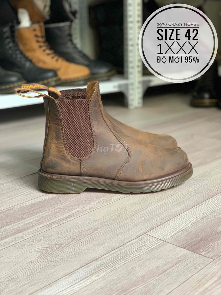 Giày 2976 Chelsea Boot size 42 crazy horse