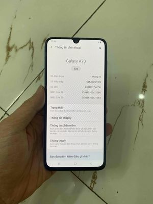 Bán Máy..A70(Samsung) Ram6/128 zin màn zin. Mua bán Điện thoại tại Quận Hà Đông Hà Nội được đăng bởi Mạnh Mobile