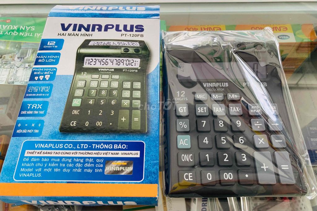 Máy tính Vinaplus PT-120FB Đen. Mua bán Đồ dùng văn phòng tại Quận Ninh Kiều Cần Thơ được đăng bởi Quốc Đại hình 1