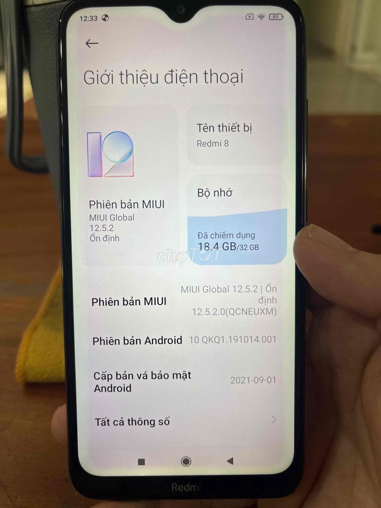 Xiaomi Redmi 8 32GB Đen. Mua bán Điện thoại tại Huyện Bình Chánh Tp Hồ Chí Minh được đăng bởi Đạt chester hình 1
