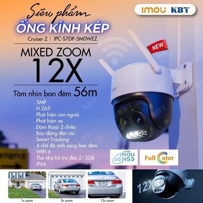 Camera IMOU IPC-S7DP-5M0WEZ 5MP(3K)