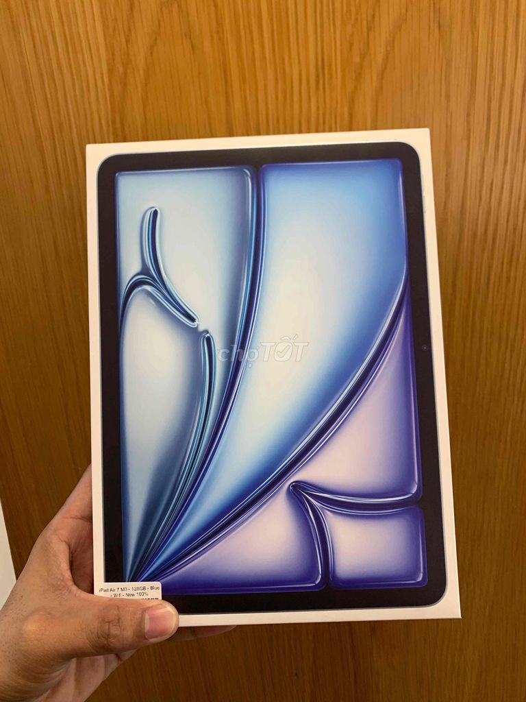 Apple iPad Air 7 M3 128GB Xanh New Seal. Mua bán Máy tính bảng tại Quận Ninh Kiều Cần Thơ được đăng bởi Minh Phát hình 1