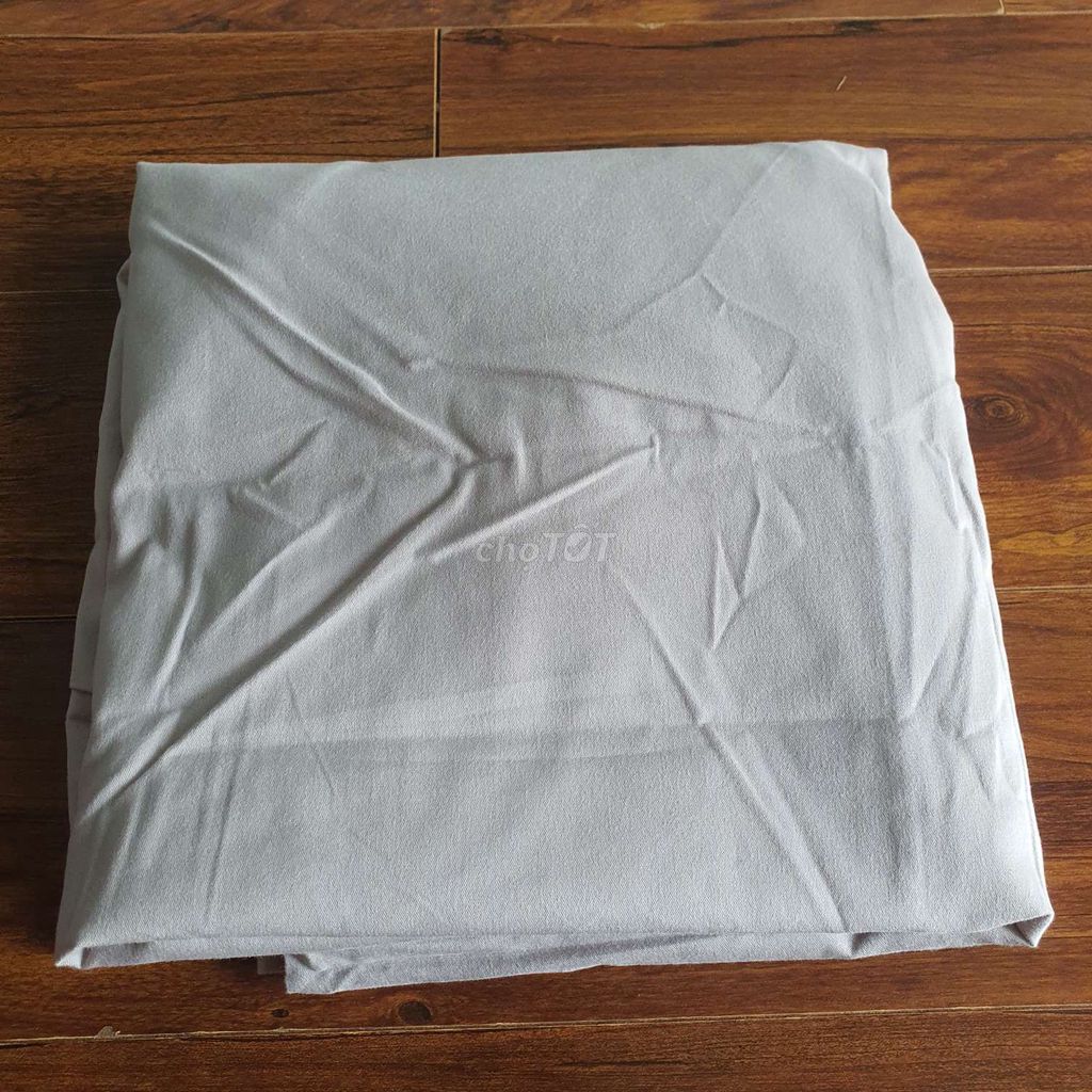 pass Ga trải giường Cotton Ghi 90x1m9, 1m2x2mx20. Mua bán Giường, chăn ga gối nệm tại Quận Hoàng Mai Hà Nội được đăng bởi AnTamKids hình 1