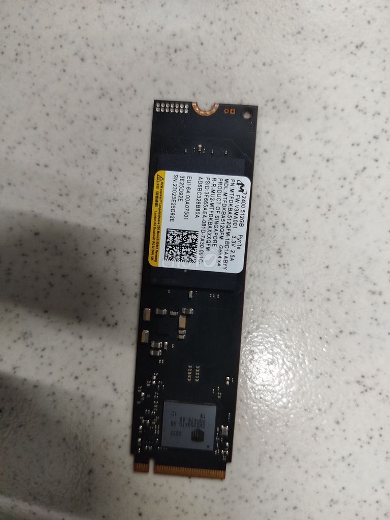 SSD NVMe Gen4 512GB . Mua bán Linh kiện (RAM, Card...) tại Quận Tân Bình Tp Hồ Chí Minh được đăng bởi PHƯƠNG hình 1