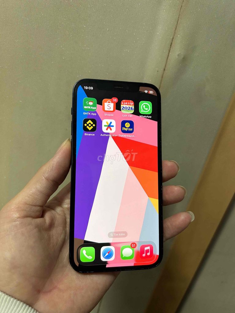 Apple iPhone 12 Đen quốc tế zin all. Mua bán Điện thoại tại Quận Ninh Kiều Cần Thơ được đăng bởi Lyn Lyn hình 1