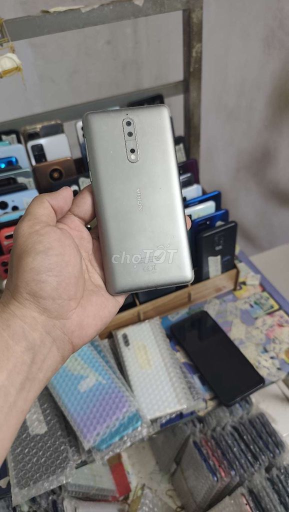 Nokia 8, ram 4gb, 64gb, snap 835. Mua bán Điện thoại tại Quận Gò Vấp Tp Hồ Chí Minh được đăng bởi A LONG   nhận thanh toán THẺ TÍN DỤNG hình 1