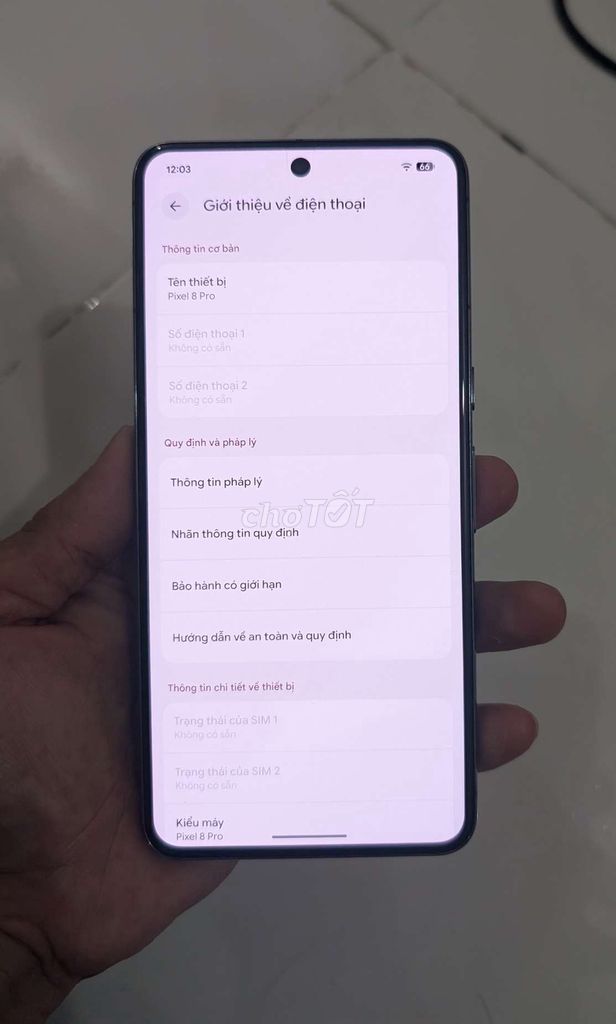 Google Pixel 8 Pro Đen Đã sử dụng. Mua bán Điện thoại tại Quận Ninh Kiều Cần Thơ được đăng bởi Steven hình 1