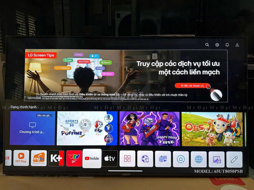 TIVI. SMART AI 4K 65 inch LG. MODEL : 65UT8050PSB. Mua bán Tivi, Âm thanh tại Quận 8 Tp Hồ Chí Minh được đăng bởi Trần Thiện Đạt hình 1