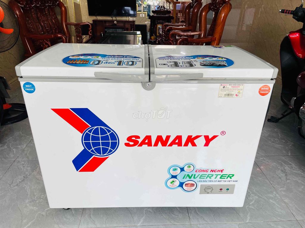 Tủ đông Sanaky 220 lít Inverter Trắng. Mua bán Tủ lạnh tại Thành phố Thuận An Bình Dương được đăng bởi Hieu hình 1