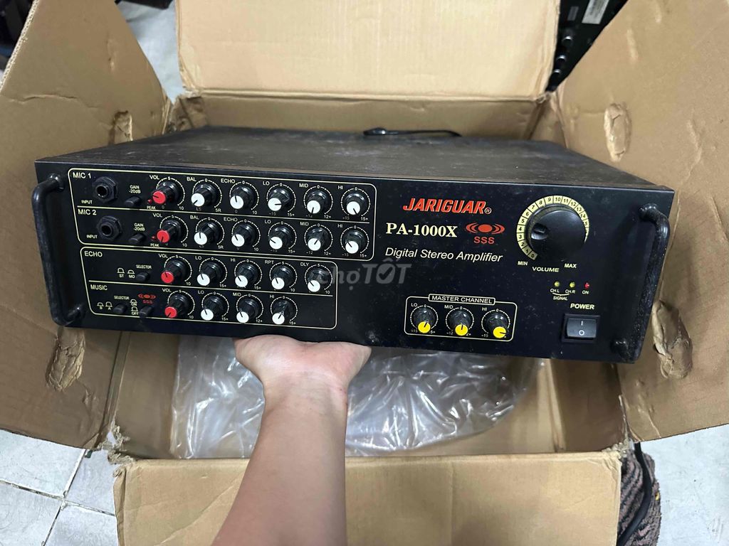 Amply JARIGUAR PA-1000X Đen nguyên thùng.bao nguôn. Mua bán Tivi, Âm thanh tại Quận Phú Nhuận Tp Hồ Chí Minh được đăng bởi  Bông Lê chuyên sỉ và lẻ âm thanh Nhật Mỹ hình 1