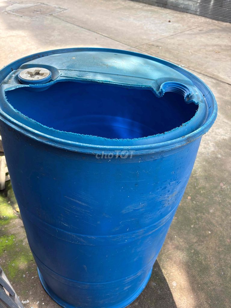 Thùng phuy nhựa xanh lớn 200 lít. Mua bán Nội thất, đồ gia dụng khác tại Quận 12 Tp Hồ Chí Minh được đăng bởi Duong Nguyen hình 1