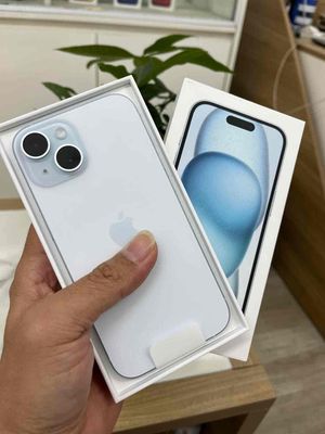 iPhone 15 Plus 128G BLUE FULLBOX NEW 02/2025
