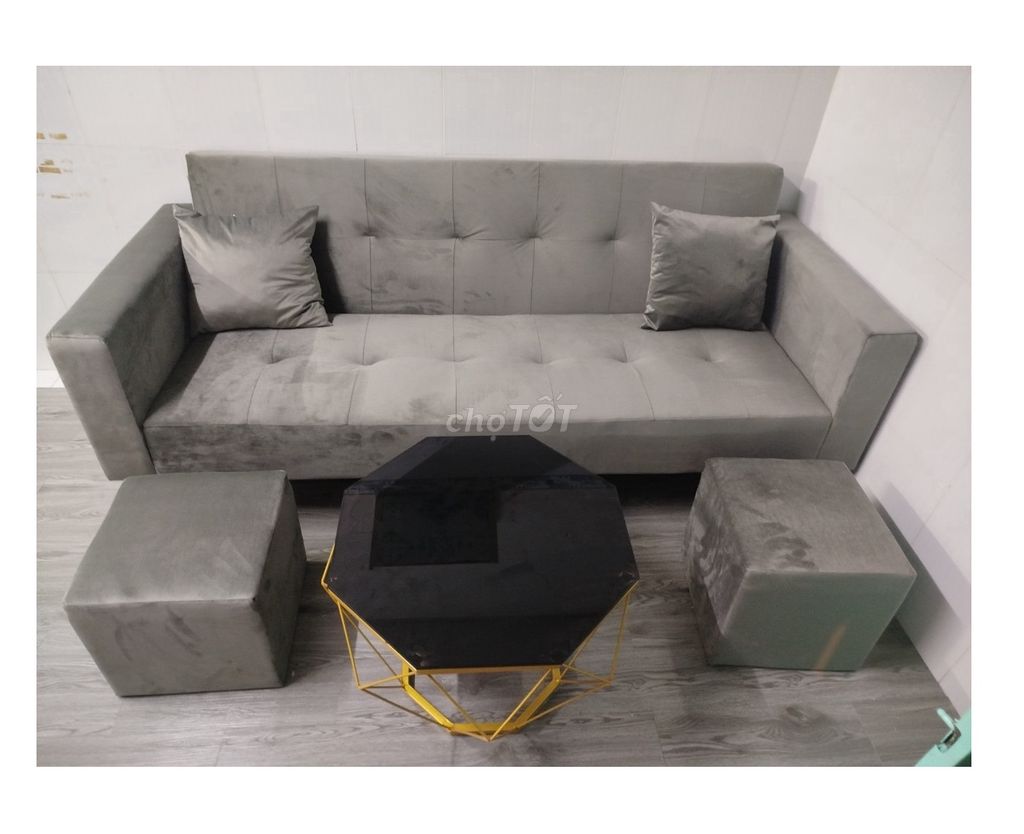 BỘ GHẾ SOFA BED NHIỀU MÀU TÙY CHỌN Ở LONG AN. Mua bán Bàn ghế tại Huyện Cần Đước Long An được đăng bởi Thế Giới Sofa HCM hình 5
