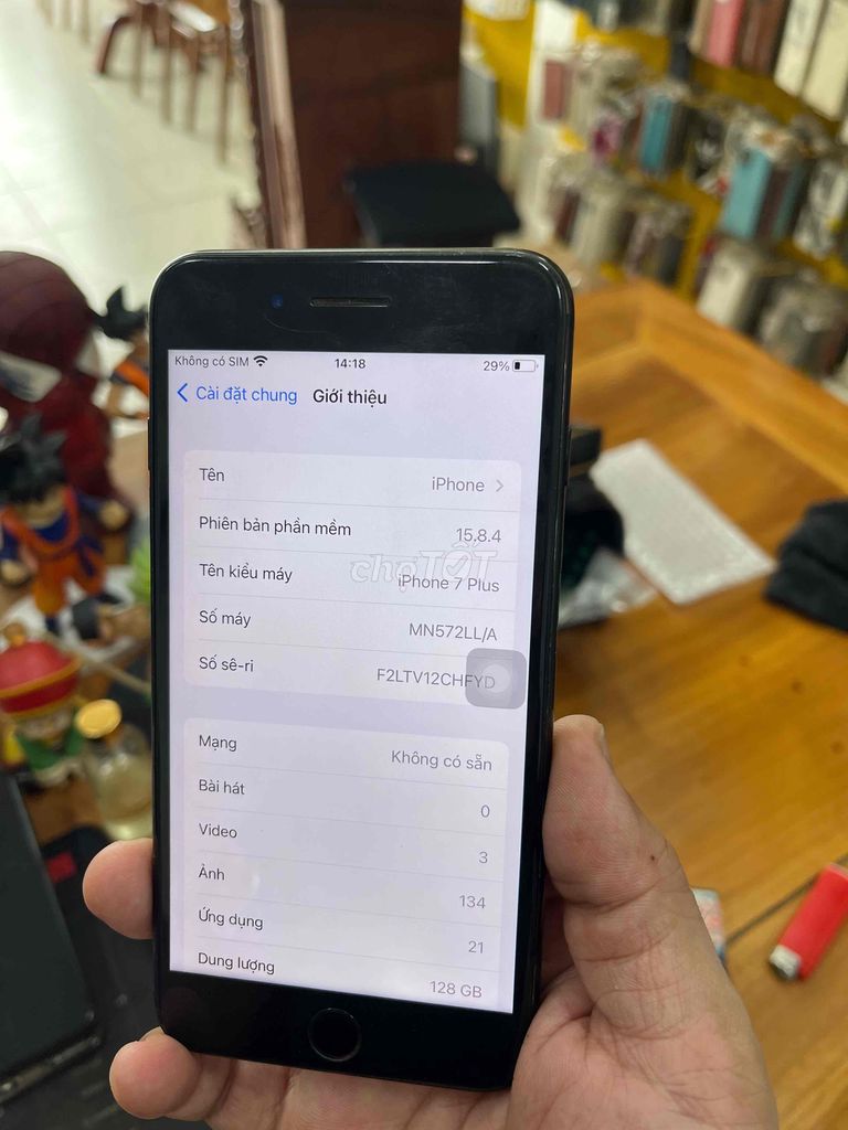 Apple 7 plus/màu đen -128g. Mua bán Điện thoại tại Quận Ninh Kiều Cần Thơ được đăng bởi tran hung phat hình 2