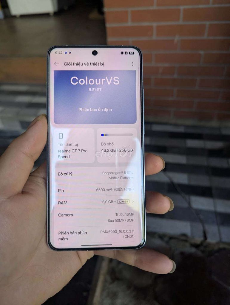 Realme GT 7 Pro racing Ram 16 256GB. Mua bán Điện thoại tại Thành phố Phan Thiết Bình Thuận được đăng bởi Ngô Tuấn Lợi hình 1