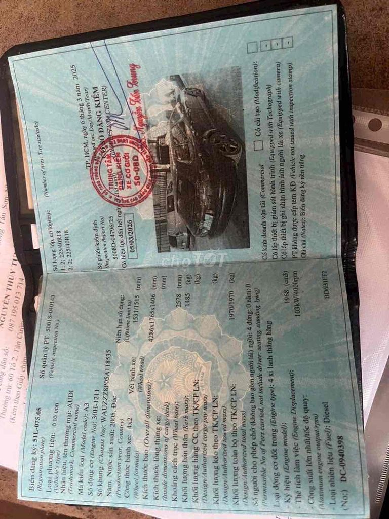 Bán xe Audi A3. Mua bán Ô tô tại Quận Bình Tân Tp Hồ Chí Minh được đăng bởi cọp tâm hình 9