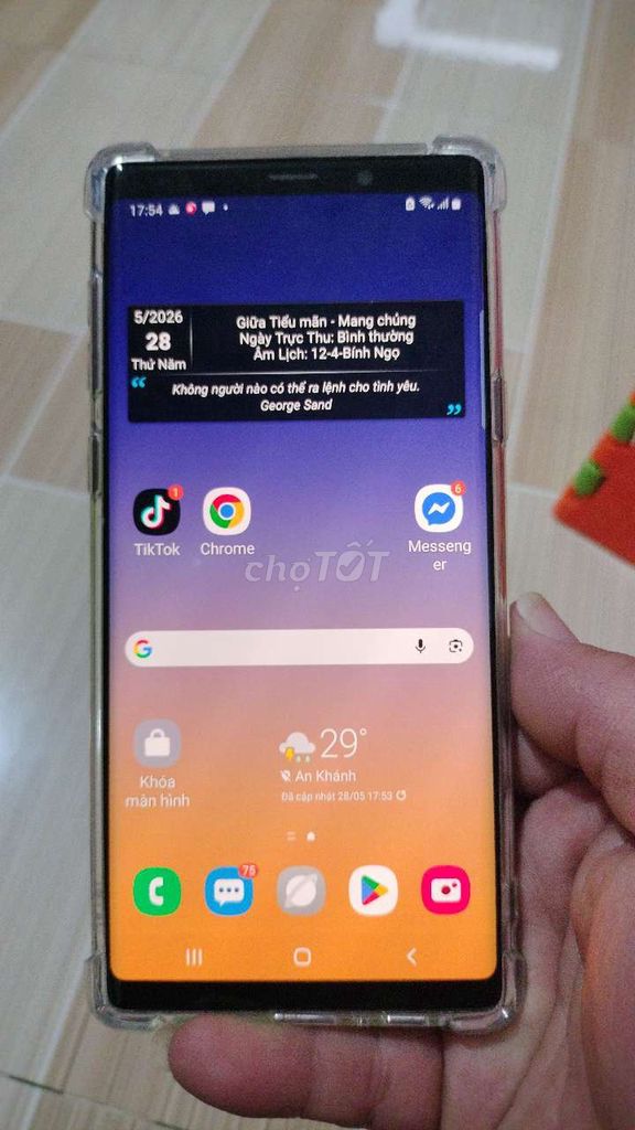 Samsung Galaxy Note 9 128GB Đồng. Mua bán Điện thoại tại Quận Ninh Kiều Cần Thơ được đăng bởi Thanh tâm hình 1
