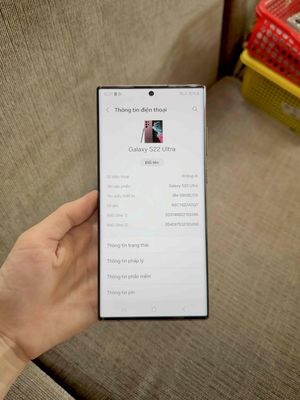 Samsung Galaxy S22 Ultra- VN- 8/128Gb-Đỏ đô. Mua bán Điện thoại tại Thành phố Thủ Dầu Một Bình Dương được đăng bởi Tuấn Nga